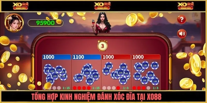 Tổng hợp kinh nghiệm đánh xóc đĩa XO88