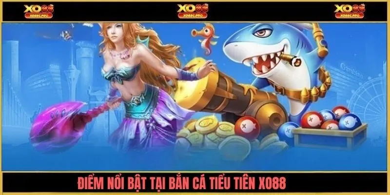 Điểm nổi bật khi tham gia tại bắn cá tiểu tiên XO88